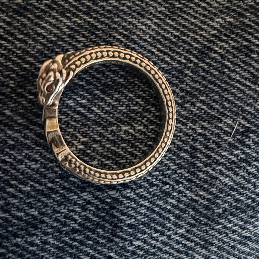 Pandora Silver Dragon Ring. - Picture 2 of 8
